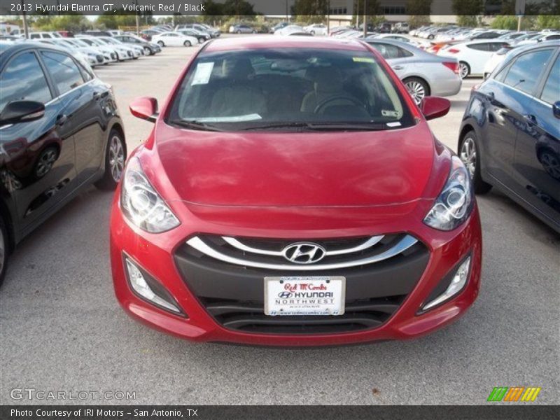 Volcanic Red / Black 2013 Hyundai Elantra GT