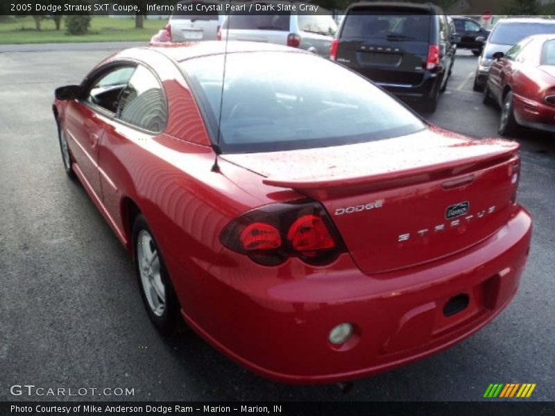 Inferno Red Crystal Pearl / Dark Slate Gray 2005 Dodge Stratus SXT Coupe