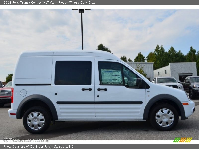 Frozen White / Dark Gray 2013 Ford Transit Connect XLT Van