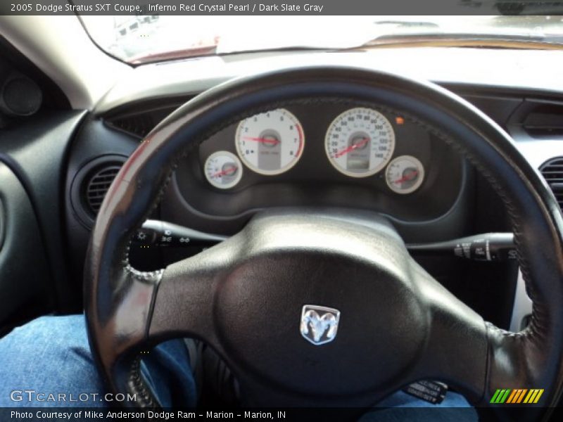 Inferno Red Crystal Pearl / Dark Slate Gray 2005 Dodge Stratus SXT Coupe