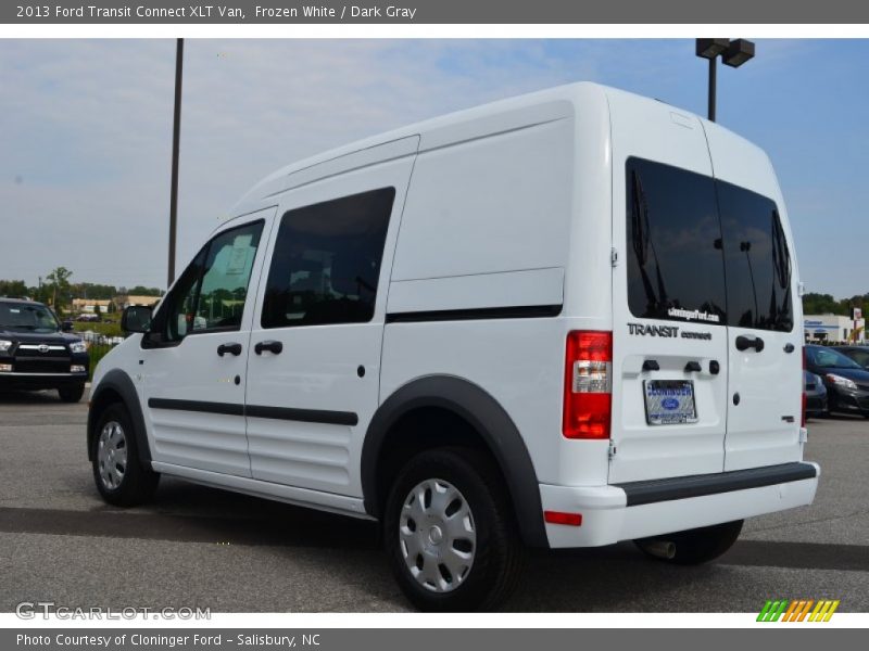 Frozen White / Dark Gray 2013 Ford Transit Connect XLT Van