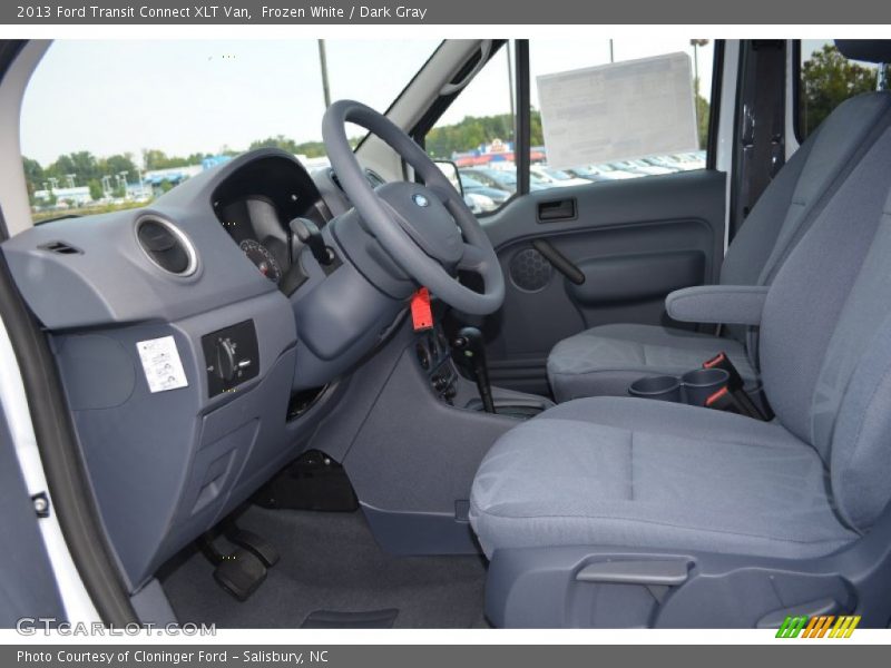 Frozen White / Dark Gray 2013 Ford Transit Connect XLT Van