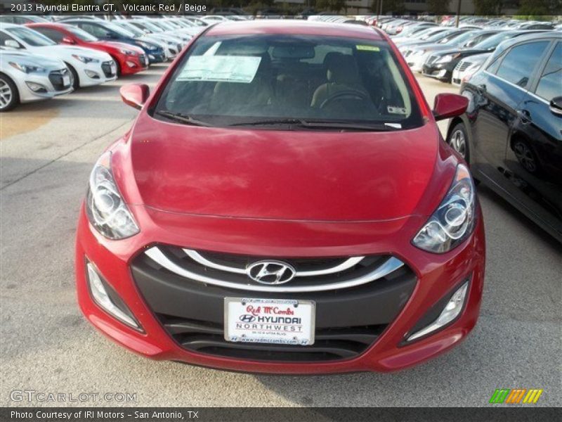 Volcanic Red / Beige 2013 Hyundai Elantra GT