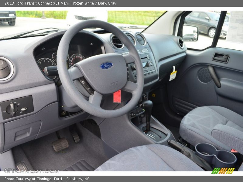 Dark Gray Interior - 2013 Transit Connect XLT Van 