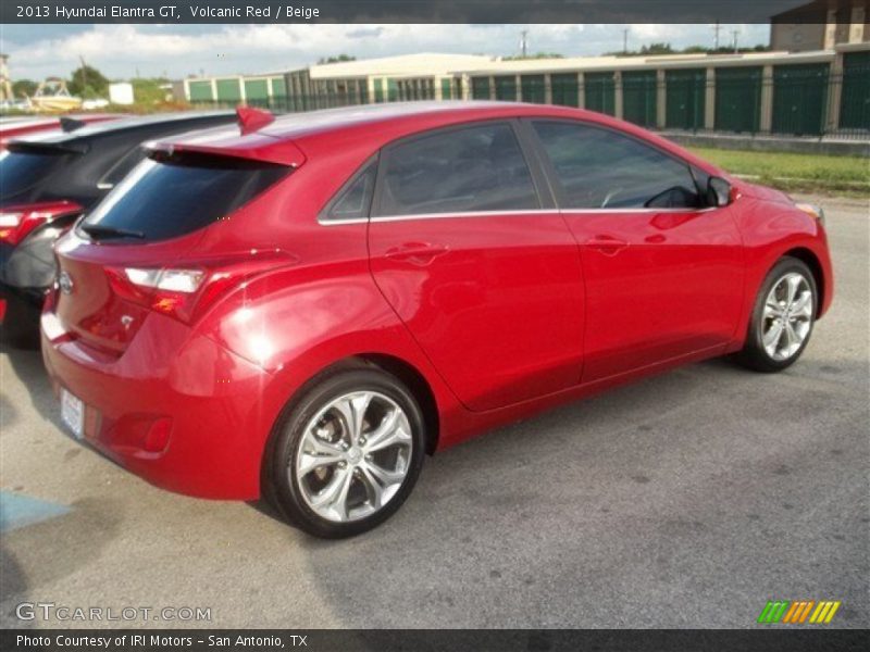 Volcanic Red / Beige 2013 Hyundai Elantra GT