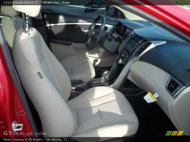 Volcanic Red / Beige 2013 Hyundai Elantra GT
