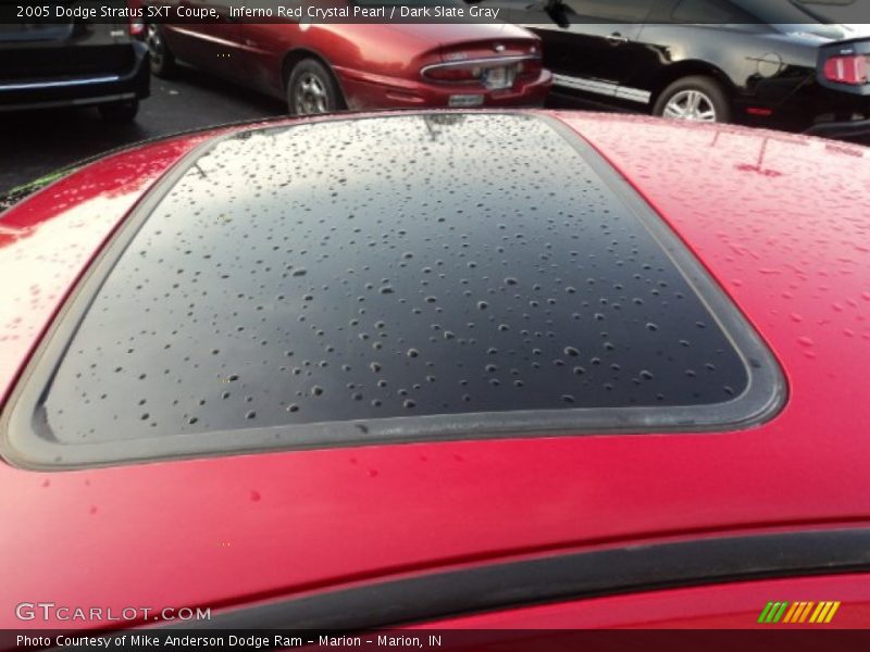 Inferno Red Crystal Pearl / Dark Slate Gray 2005 Dodge Stratus SXT Coupe