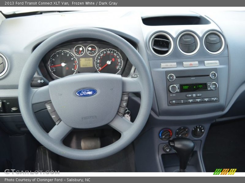 Dashboard of 2013 Transit Connect XLT Van