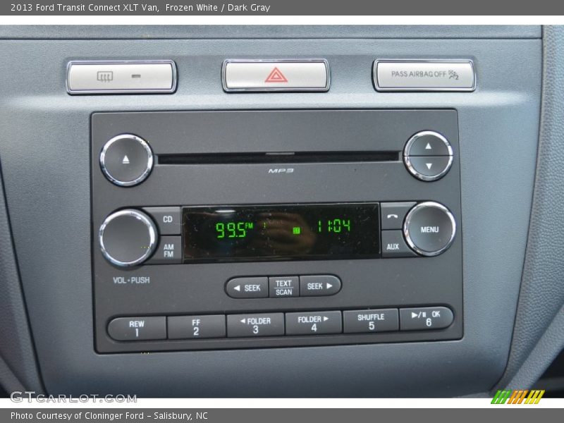 Controls of 2013 Transit Connect XLT Van