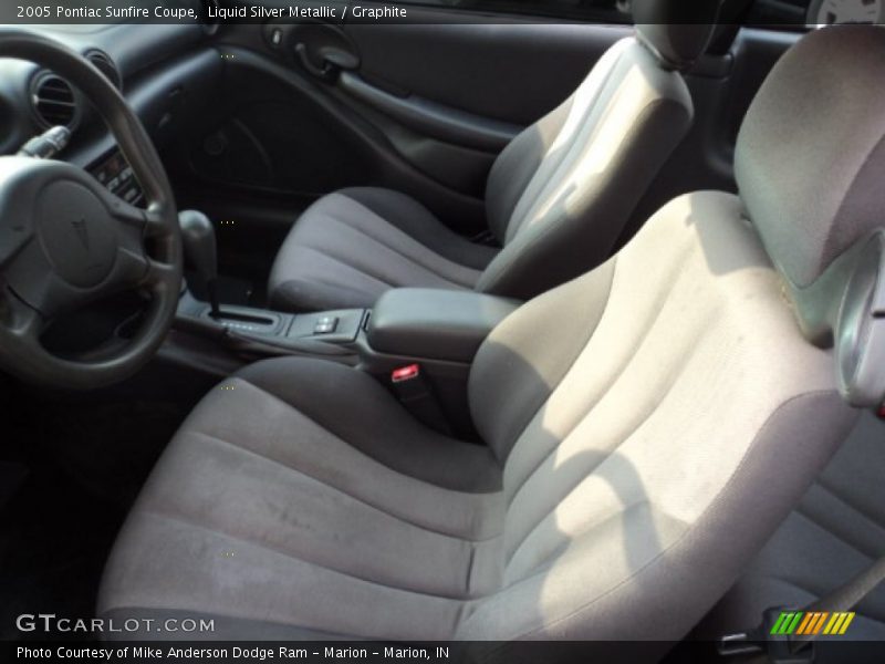 Liquid Silver Metallic / Graphite 2005 Pontiac Sunfire Coupe