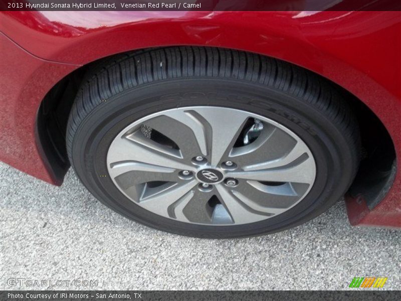 Venetian Red Pearl / Camel 2013 Hyundai Sonata Hybrid Limited