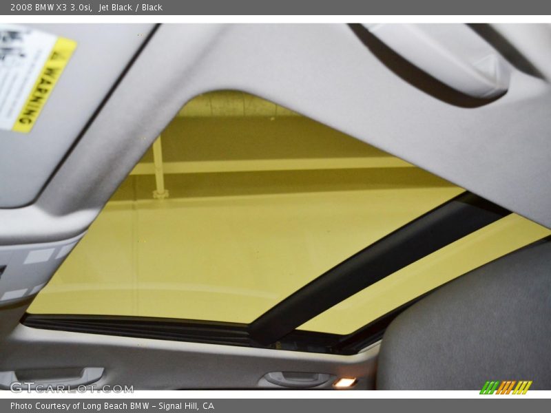 Jet Black / Black 2008 BMW X3 3.0si