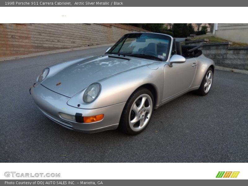 Front 3/4 View of 1998 911 Carrera Cabriolet