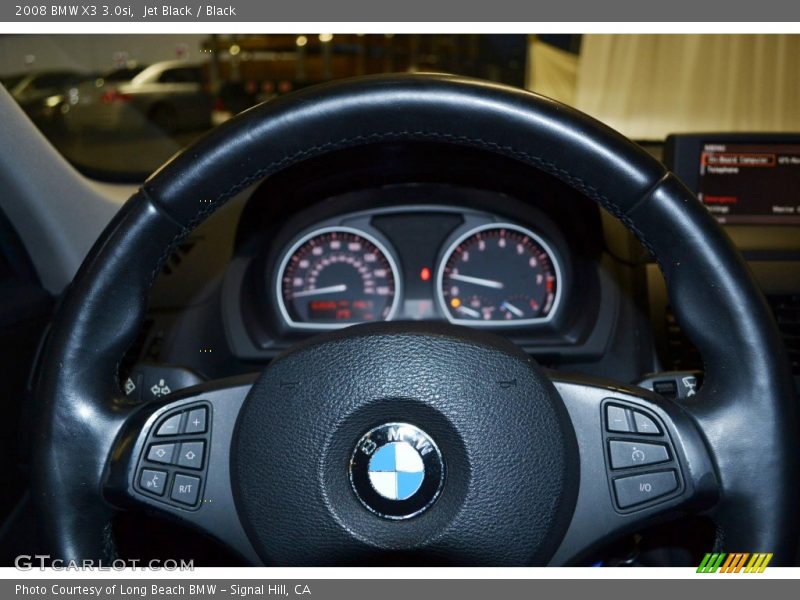 Jet Black / Black 2008 BMW X3 3.0si