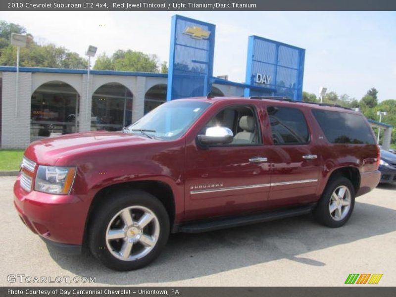 Red Jewel Tintcoat / Light Titanium/Dark Titanium 2010 Chevrolet Suburban LTZ 4x4