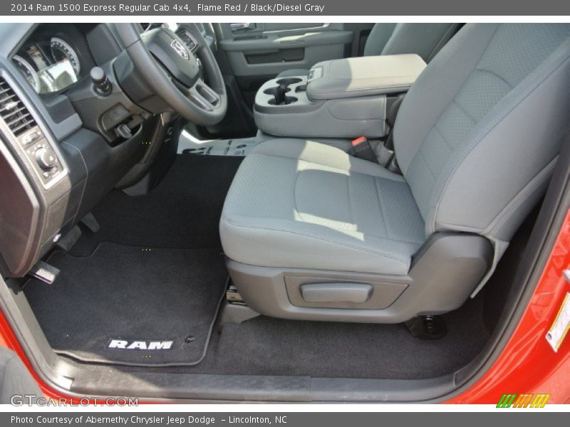 Flame Red / Black/Diesel Gray 2014 Ram 1500 Express Regular Cab 4x4