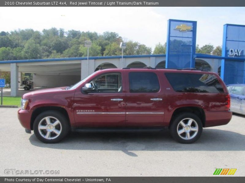 Red Jewel Tintcoat / Light Titanium/Dark Titanium 2010 Chevrolet Suburban LTZ 4x4