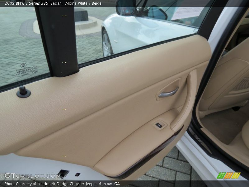 Alpine White / Beige 2009 BMW 3 Series 335i Sedan