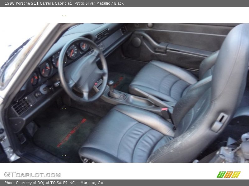  1998 911 Carrera Cabriolet Black Interior