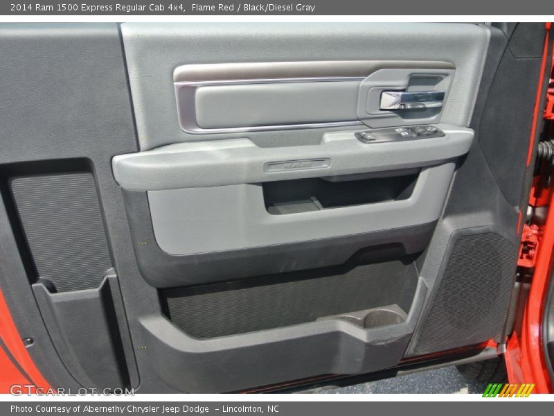 Flame Red / Black/Diesel Gray 2014 Ram 1500 Express Regular Cab 4x4