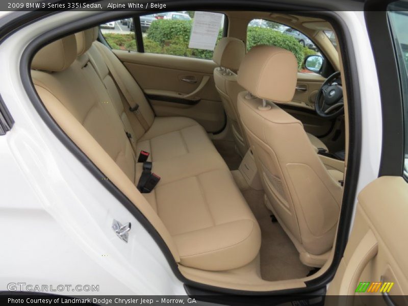 Alpine White / Beige 2009 BMW 3 Series 335i Sedan