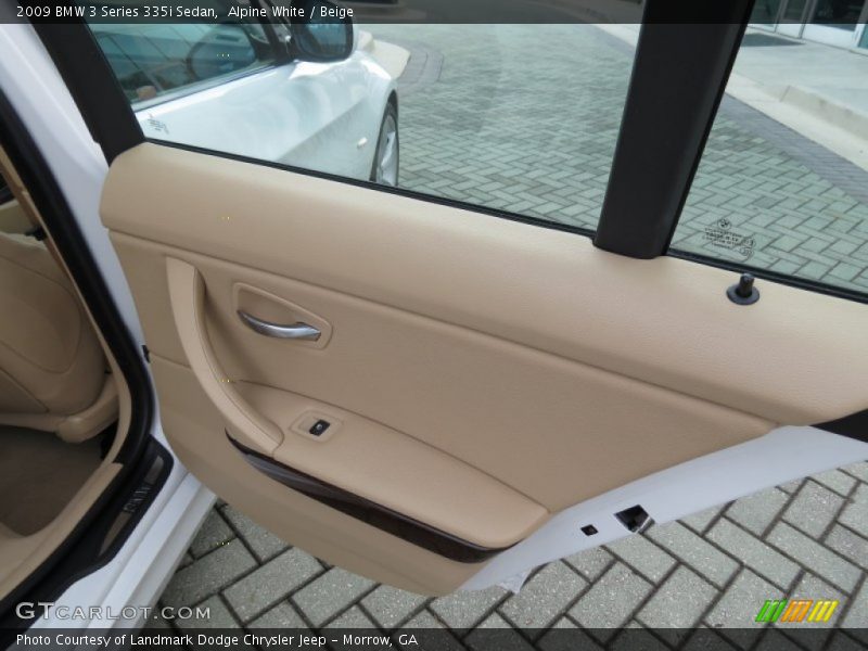 Alpine White / Beige 2009 BMW 3 Series 335i Sedan