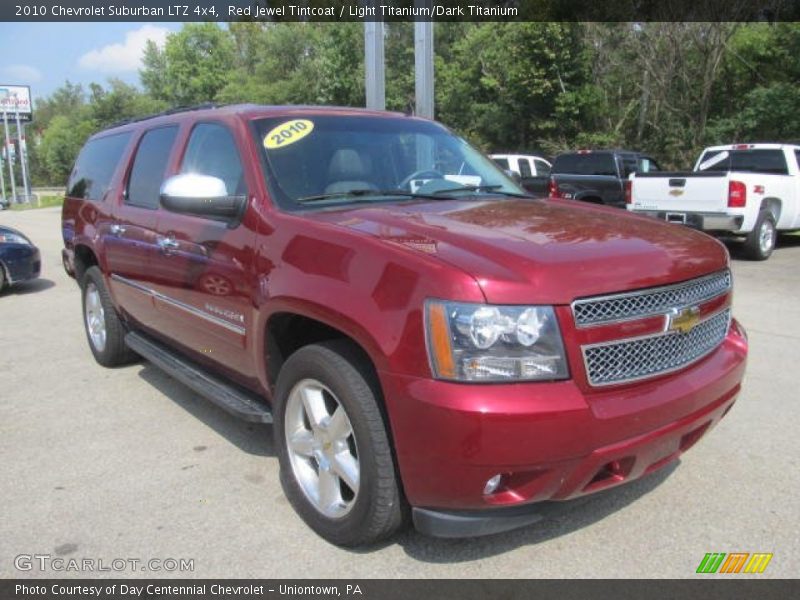 Red Jewel Tintcoat / Light Titanium/Dark Titanium 2010 Chevrolet Suburban LTZ 4x4