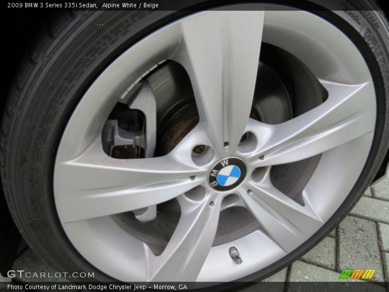 Alpine White / Beige 2009 BMW 3 Series 335i Sedan