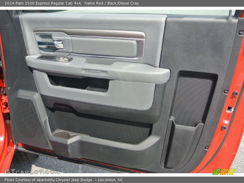 Flame Red / Black/Diesel Gray 2014 Ram 1500 Express Regular Cab 4x4