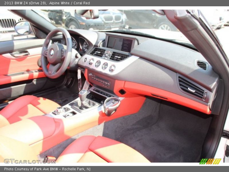 Alpine White / Coral Red 2013 BMW Z4 sDrive 28i