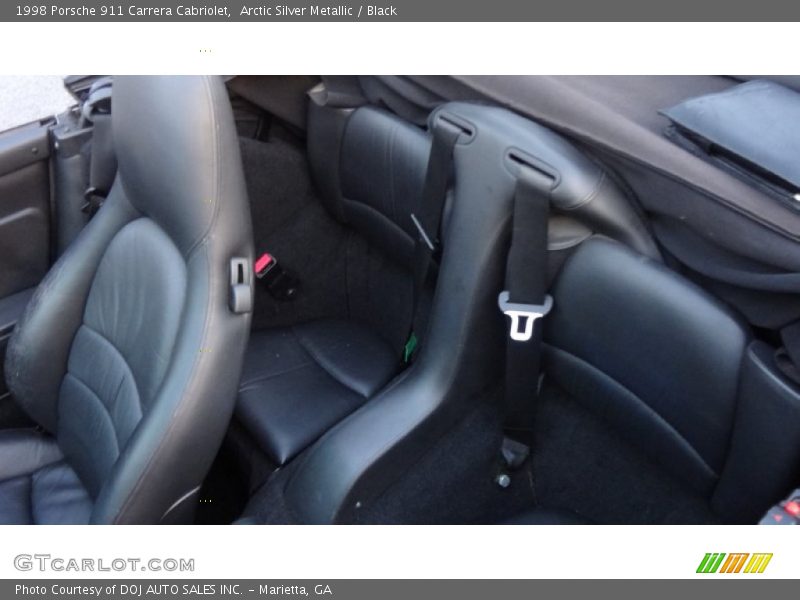 Rear Seat of 1998 911 Carrera Cabriolet