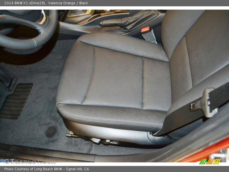 Valencia Orange / Black 2014 BMW X1 sDrive28i