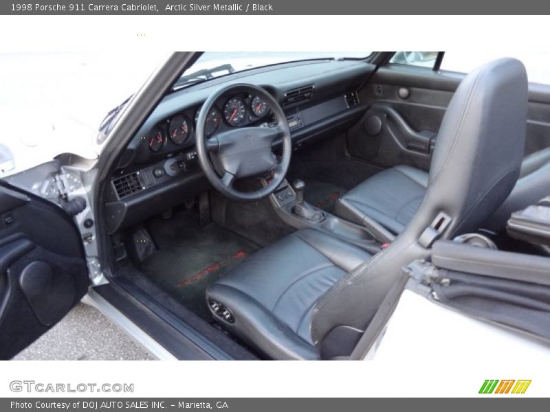 Black Interior - 1998 911 Carrera Cabriolet 