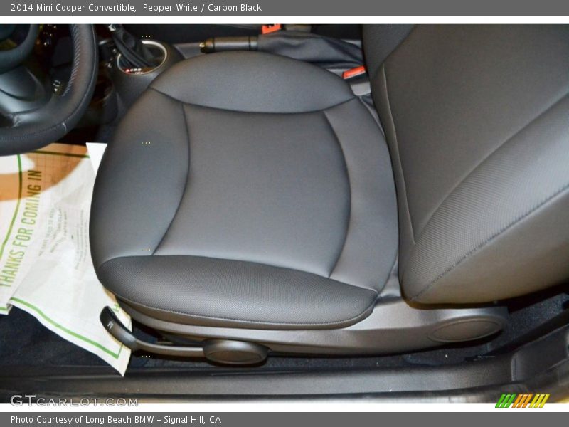 Pepper White / Carbon Black 2014 Mini Cooper Convertible