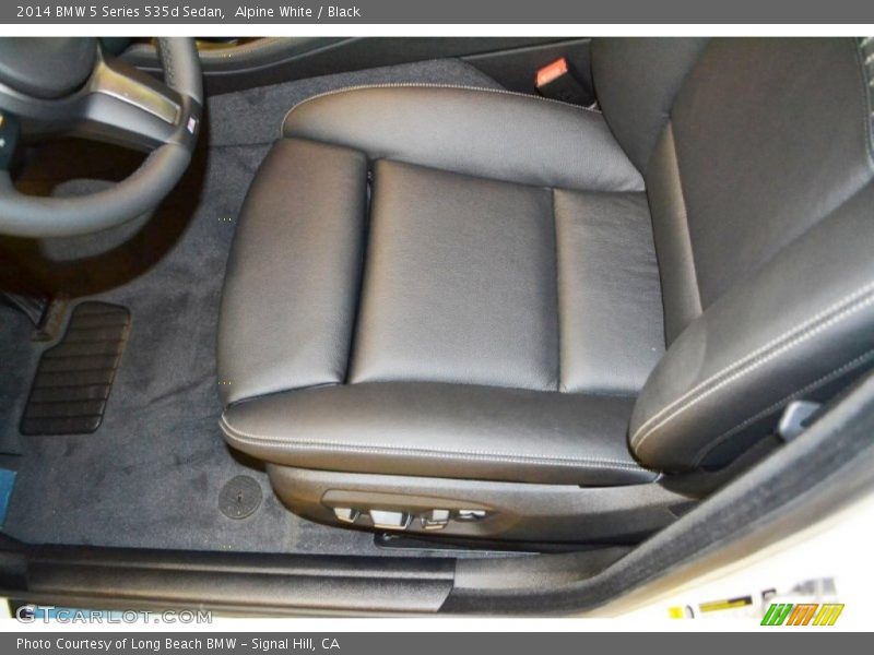 Alpine White / Black 2014 BMW 5 Series 535d Sedan
