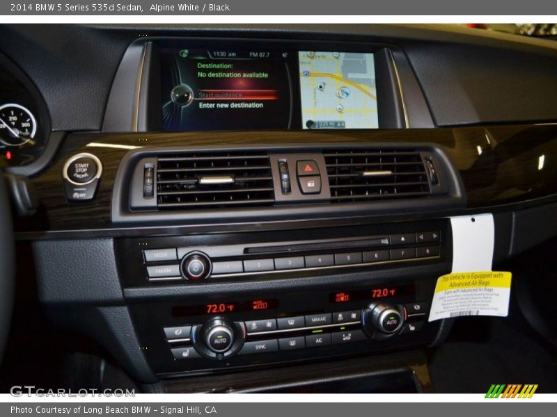 Controls of 2014 5 Series 535d Sedan