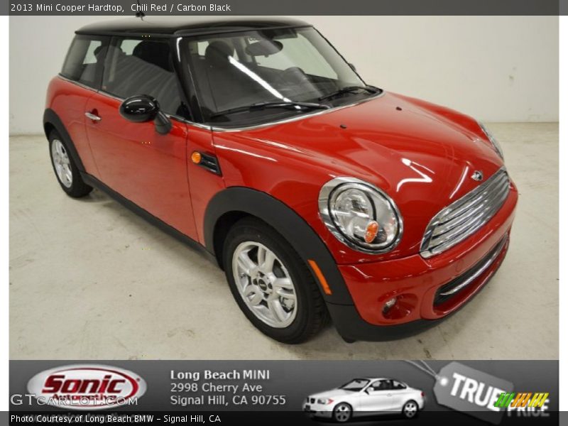 Chili Red / Carbon Black 2013 Mini Cooper Hardtop