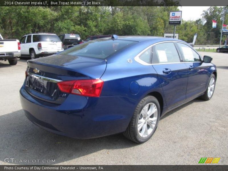 Blue Topaz Metallic / Jet Black 2014 Chevrolet Impala LT