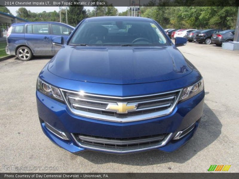 Blue Topaz Metallic / Jet Black 2014 Chevrolet Impala LT
