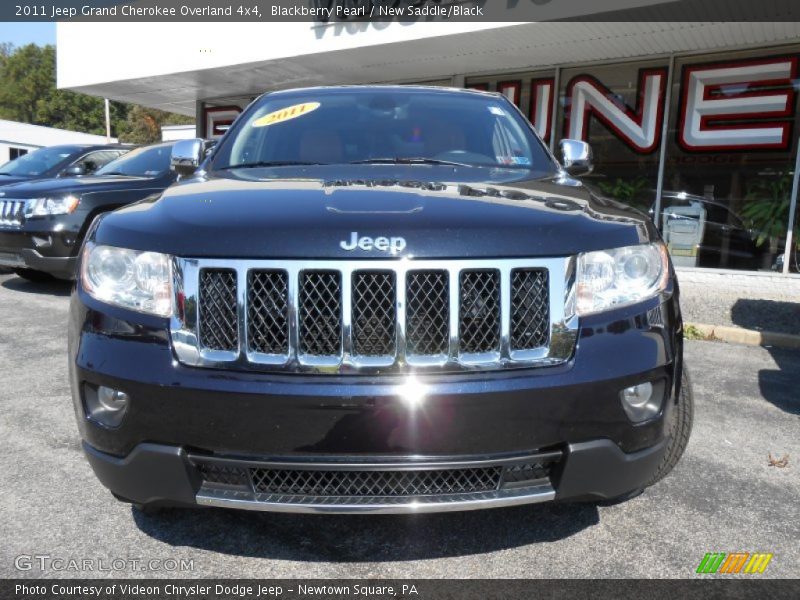 Blackberry Pearl / New Saddle/Black 2011 Jeep Grand Cherokee Overland 4x4