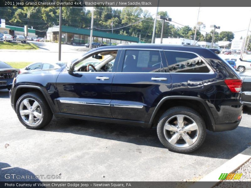 Blackberry Pearl / New Saddle/Black 2011 Jeep Grand Cherokee Overland 4x4