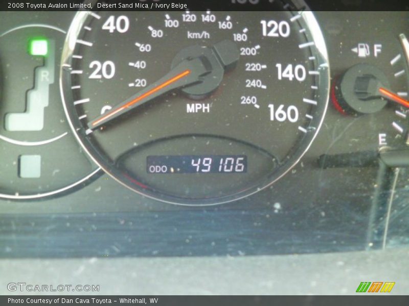 Desert Sand Mica / Ivory Beige 2008 Toyota Avalon Limited