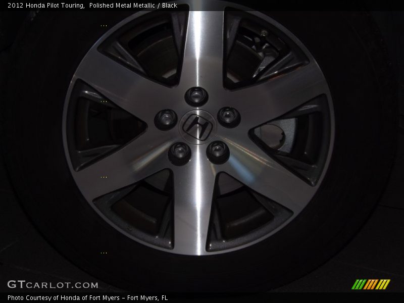 Polished Metal Metallic / Black 2012 Honda Pilot Touring