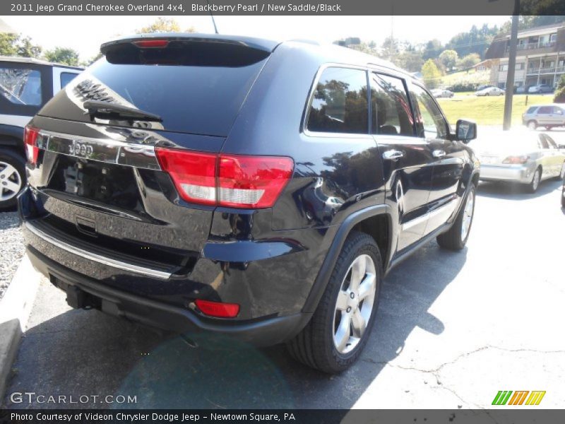 Blackberry Pearl / New Saddle/Black 2011 Jeep Grand Cherokee Overland 4x4