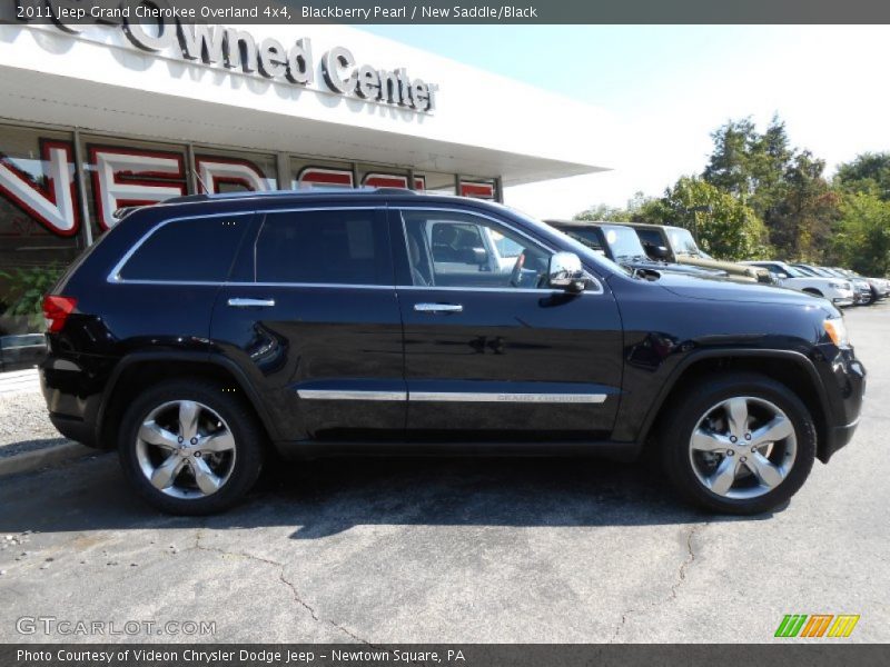 Blackberry Pearl / New Saddle/Black 2011 Jeep Grand Cherokee Overland 4x4