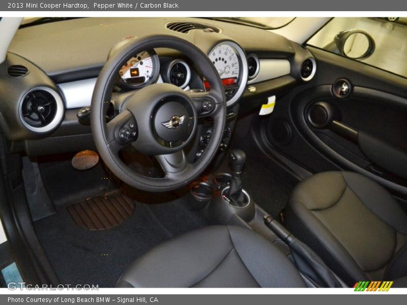 Pepper White / Carbon Black 2013 Mini Cooper Hardtop