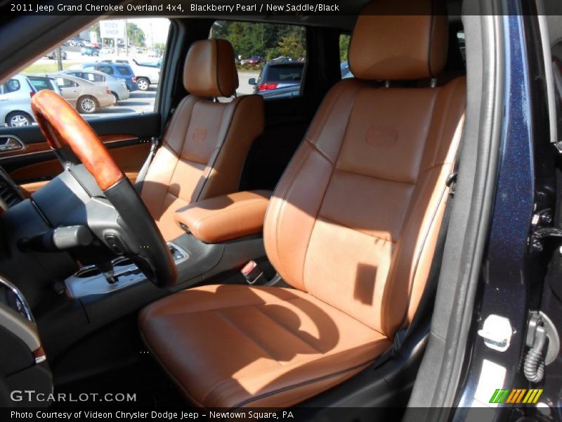 Blackberry Pearl / New Saddle/Black 2011 Jeep Grand Cherokee Overland 4x4