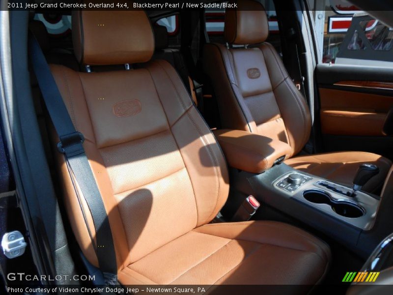 Blackberry Pearl / New Saddle/Black 2011 Jeep Grand Cherokee Overland 4x4