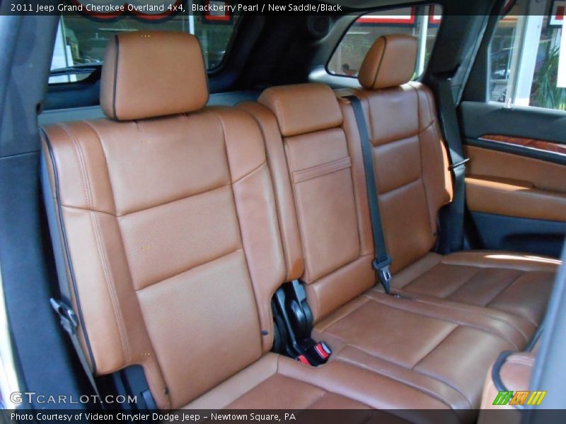 Blackberry Pearl / New Saddle/Black 2011 Jeep Grand Cherokee Overland 4x4