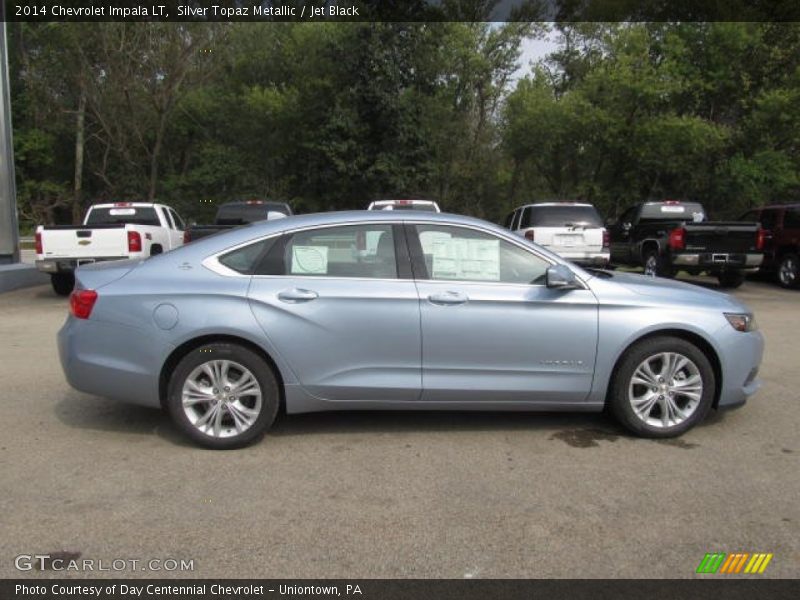 Silver Topaz Metallic / Jet Black 2014 Chevrolet Impala LT